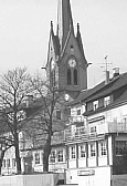 Die evangelische Kirche, aufgenommen 2001, Klicken Sie auf das Bild f&uuml;r mehr Aufnahmen aus D&ouml;rnigheim...